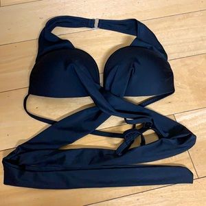 Wrap around bikini top